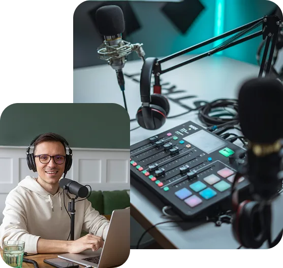 Group 1321314744 podcast marketing service Group 1321314744