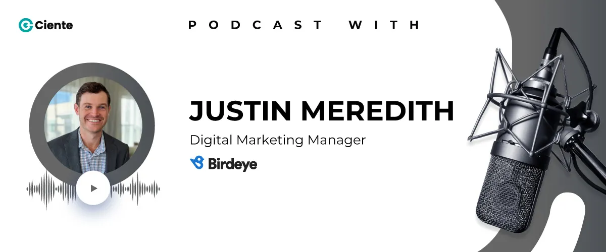 Justin Meredith Birdeye Main Website banner 1200x500 1 TechTalk - Tech Podcasts with B2B Tech Experts Justin Meredith Birdeye Main Website banner 1200x500 1