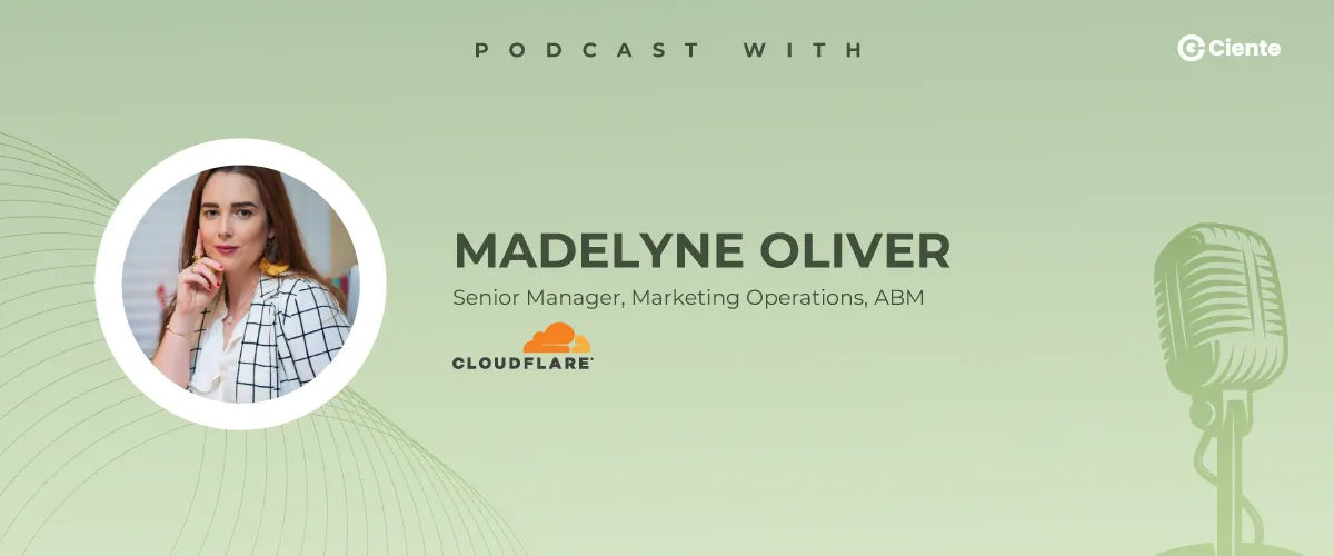 Madelyne Oliver Cloudflare Main Website banner 1200x500 1 TechTalk - Tech Podcasts with B2B Tech Experts Madelyne Oliver Cloudflare Main Website banner 1200x500 1